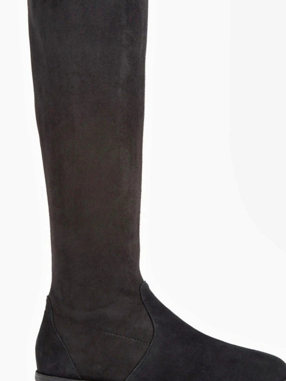 Gentle Souls Emma -The-Knee Suede Boot Black Boots US 9,5 M